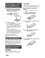 Preview for 14 page of Sony CSS-TNA Operating Manual