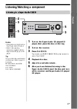 Предварительный просмотр 27 страницы Sony CTR-K790 Operating Instructions Manual