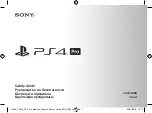 Sony CUH-7208B Safety Manual предпросмотр