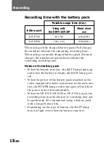 Preview for 18 page of Sony CVX-V18NS Operating Instructions Manual