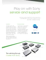 Preview for 12 page of Sony CW125 - VPL WXGA LCD Projector Brochure