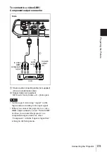 Preview for 25 page of Sony CW125 - VPL WXGA LCD Projector Operating Instructions Manual