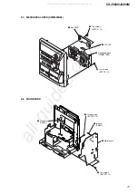 Предварительный просмотр 11 страницы Sony CX-J3000 Service Manual