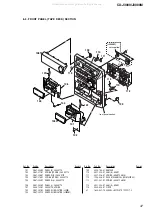 Предварительный просмотр 47 страницы Sony CX-J3000 Service Manual