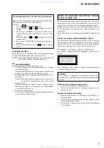 Предварительный просмотр 3 страницы Sony CX-JDS20 Service Manual