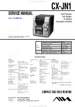 Sony CX-JN1 Service Manual preview