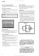 Предварительный просмотр 2 страницы Sony CX-JS5 Service Manual