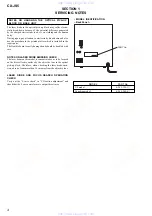 Предварительный просмотр 4 страницы Sony CX-JS5 Service Manual