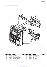 Предварительный просмотр 47 страницы Sony CX-JS5 Service Manual