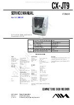 Sony CX-JT9 Service Manual preview