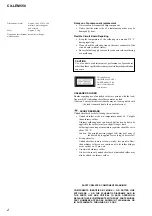 Preview for 2 page of Sony CX-LEM550 Service Manual