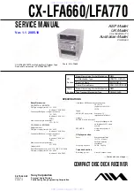 Предварительный просмотр 1 страницы Sony CX-LFA660 Service Manual