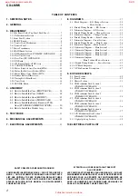 Preview for 2 page of Sony CX-LMN5 Service Manual