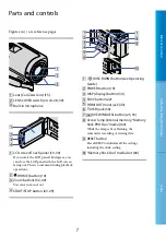 Preview for 7 page of Sony CX105E User Manual