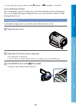 Preview for 30 page of Sony CX105E User Manual