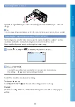 Preview for 33 page of Sony CX105E User Manual