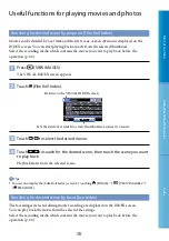 Preview for 38 page of Sony CX105E User Manual