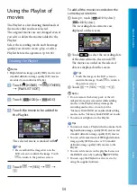 Preview for 54 page of Sony CX105E User Manual