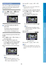 Preview for 55 page of Sony CX105E User Manual