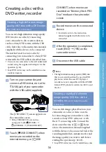 Preview for 56 page of Sony CX105E User Manual