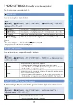 Preview for 70 page of Sony CX105E User Manual