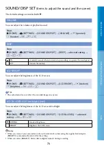 Preview for 76 page of Sony CX105E User Manual