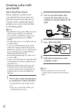 Preview for 40 page of Sony CX115E Operating Manual