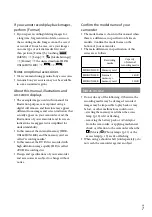 Preview for 7 page of Sony CX160E Operating Manual