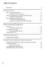 Preview for 8 page of Sony CX160E Operating Manual