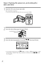 Preview for 14 page of Sony CX160E Operating Manual