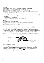 Preview for 22 page of Sony CX160E Operating Manual