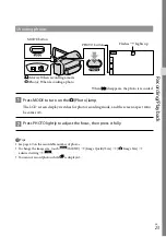 Preview for 23 page of Sony CX160E Operating Manual