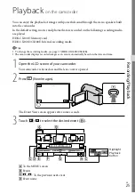 Preview for 25 page of Sony CX160E Operating Manual