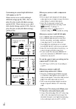 Preview for 30 page of Sony CX160E Operating Manual