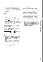 Preview for 31 page of Sony CX160E Operating Manual