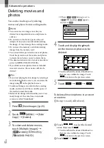 Preview for 32 page of Sony CX160E Operating Manual