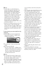 Preview for 36 page of Sony CX160E Operating Manual