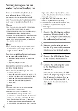 Preview for 42 page of Sony CX160E Operating Manual