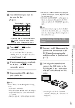 Preview for 47 page of Sony CX160E Operating Manual