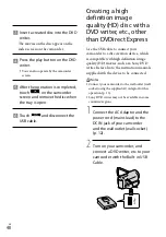 Preview for 48 page of Sony CX160E Operating Manual