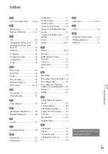 Preview for 69 page of Sony CX160E Operating Manual