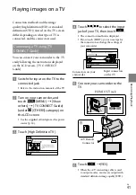 Предварительный просмотр 41 страницы Sony CX550VE Handbook