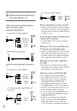 Предварительный просмотр 42 страницы Sony CX550VE Handbook