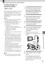 Предварительный просмотр 57 страницы Sony CX550VE Handbook