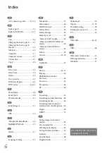 Preview for 76 page of Sony CX560VE Operating Manual