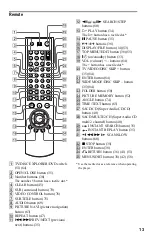 Предварительный просмотр 13 страницы Sony CX777ES - DVP - DVD Changer Operating Instructions Manual