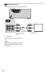 Предварительный просмотр 24 страницы Sony CX777ES - DVP - DVD Changer Operating Instructions Manual