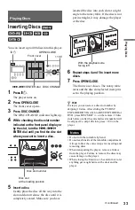 Предварительный просмотр 33 страницы Sony CX777ES - DVP - DVD Changer Operating Instructions Manual