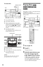 Предварительный просмотр 34 страницы Sony CX777ES - DVP - DVD Changer Operating Instructions Manual