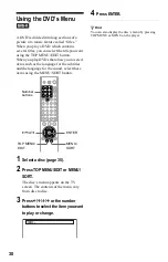 Предварительный просмотр 38 страницы Sony CX777ES - DVP - DVD Changer Operating Instructions Manual